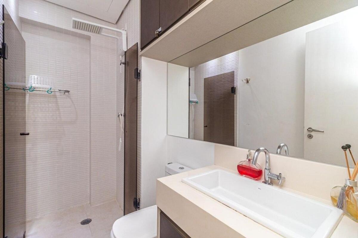 Studio Moderno Em Condominio De Luxo Pe Na Areia Сантус Екстер'єр фото