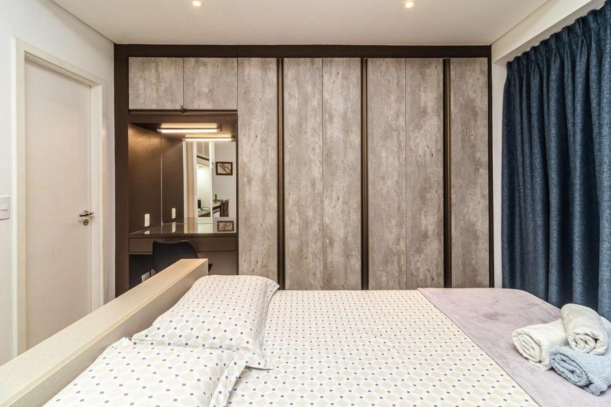 Studio Moderno Em Condominio De Luxo Pe Na Areia Сантус Екстер'єр фото