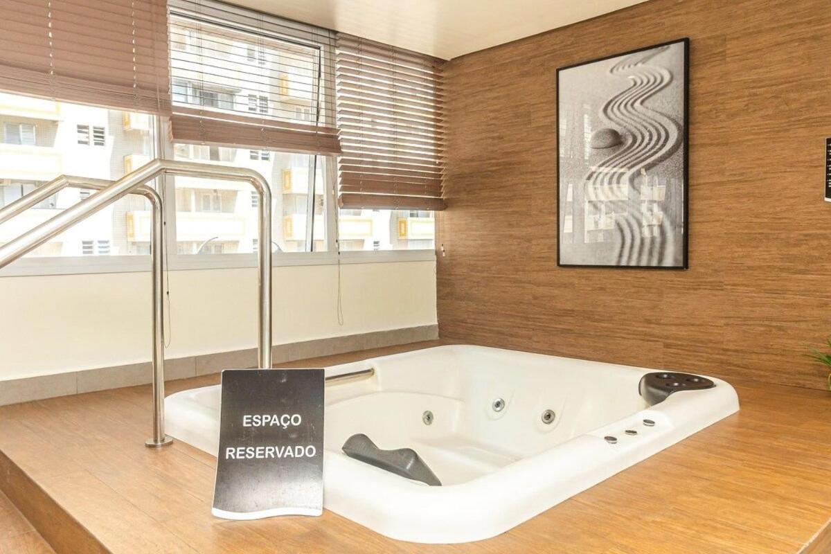 Studio Moderno Em Condominio De Luxo Pe Na Areia Сантус Екстер'єр фото