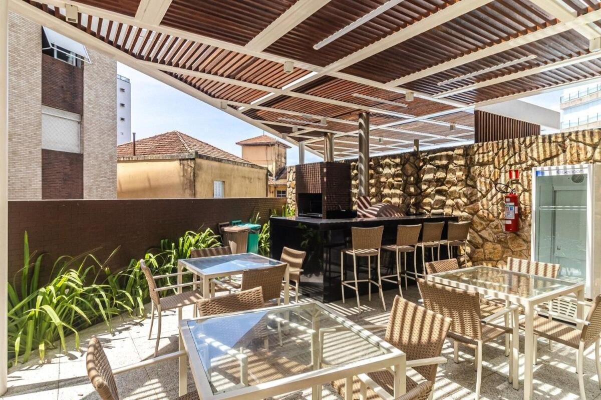Studio Moderno Em Condominio De Luxo Pe Na Areia Сантус Екстер'єр фото