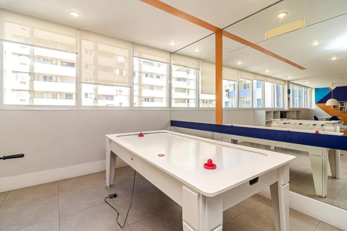 Studio Moderno Em Condominio De Luxo Pe Na Areia Сантус Екстер'єр фото